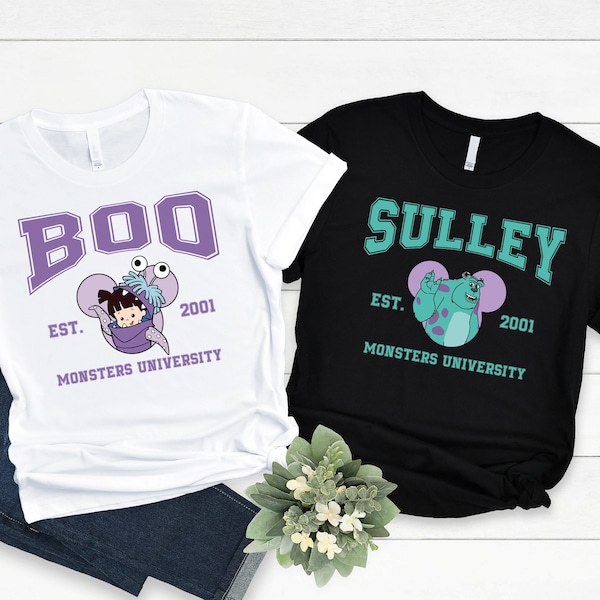 Characters Shirt, Monsters Mike Shirt, Monsters Boo Shirt, Monsters Sulley Shirt, Disney World Shirt, Monsters Kids Shirt