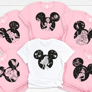 Disney Princess Shirt, Disney Girls Shirt, Princess Cinderella Shirt, Princess Snow White Shirt, Princess Belle Shirt, Princess Group Shirt