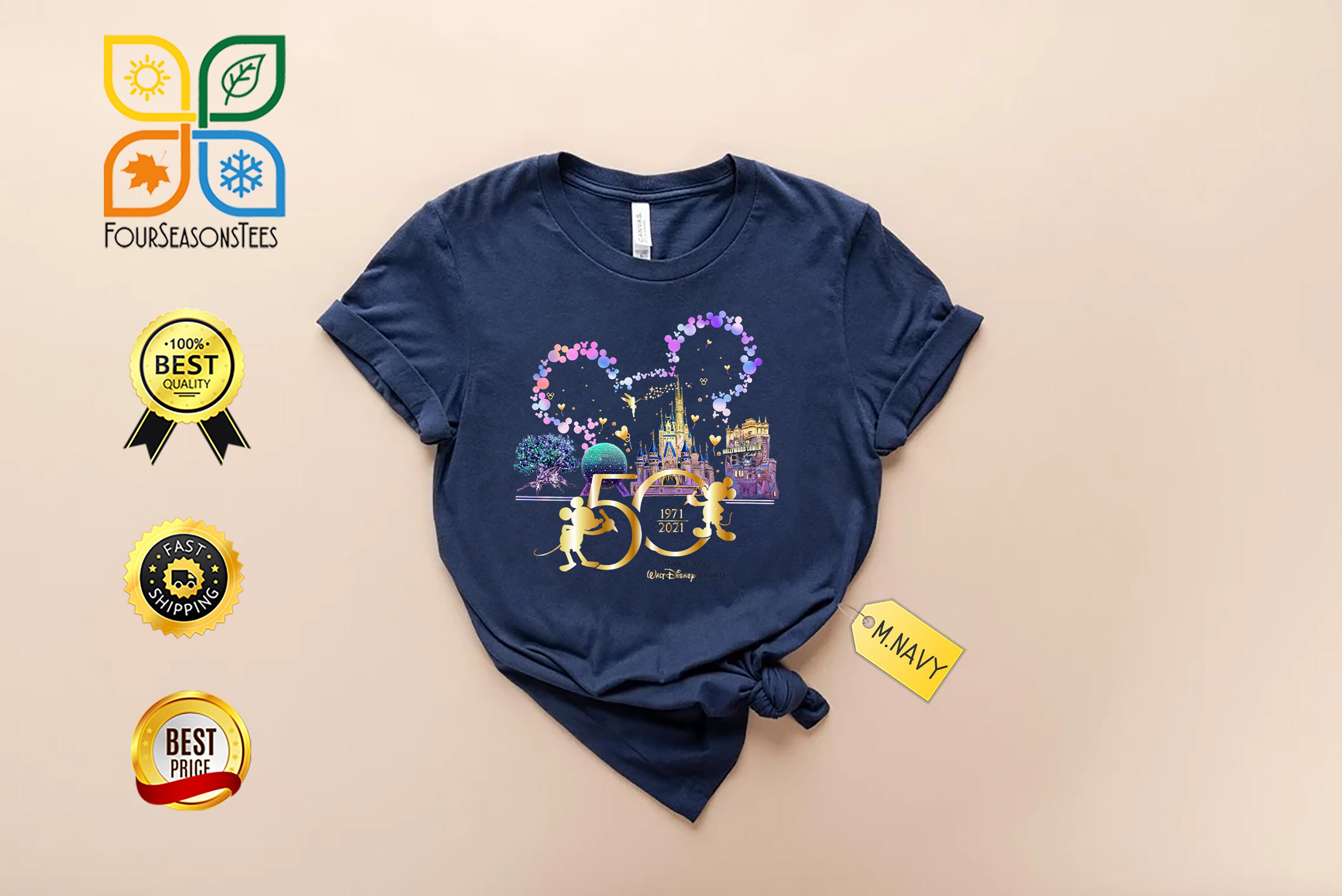 Discover Disney 50th Anniversary Shirt, Disney 50th Shirt, Magic Kingdom Shirt, Disney World Shirt