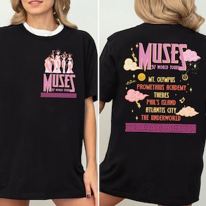 Vintage Hercules Muses 97 World Tour Shirt, Disneyland Family Holiday Retro Shirt, Two Sided Disney Muses Shirts, WDW Muses Shirt