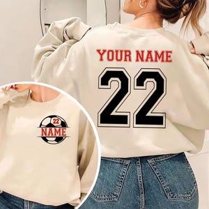 Koszulka piłkarska na zamówienie, spersonalizowana koszulka z okazji Dnia Piłkarskiego, bluza z kapturem dla gracza, koszulka drużyny piłkarskiej, bluza z kapturem z okazji Dnia Piłkarskiego