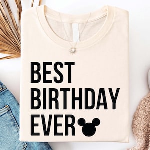 Magical Kingdom Best Birthday Ever Shirt, Birthday Boy & Girl T-shirt, Theme Park Family Birthday Party Trip Tee