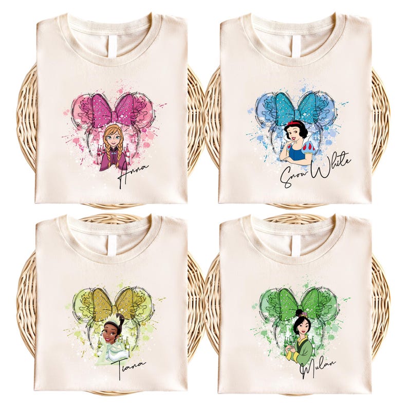 Disney All Princess Shirt, Custom Elsa & Tiana Besties Sweater, Rapunzel And Cinderella Tee, Toddler Moana T-Shirt, Girls Trip Tee
