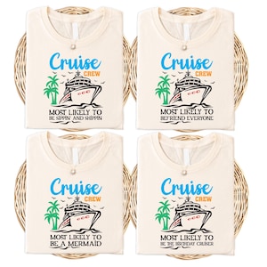 Most Likely to Family Cruise Shirt, Custom Cruise Crew Shirt, Family Summer Trip 2025 Shirts, Cruise Line Matching Tee, Cruise Group Gifts