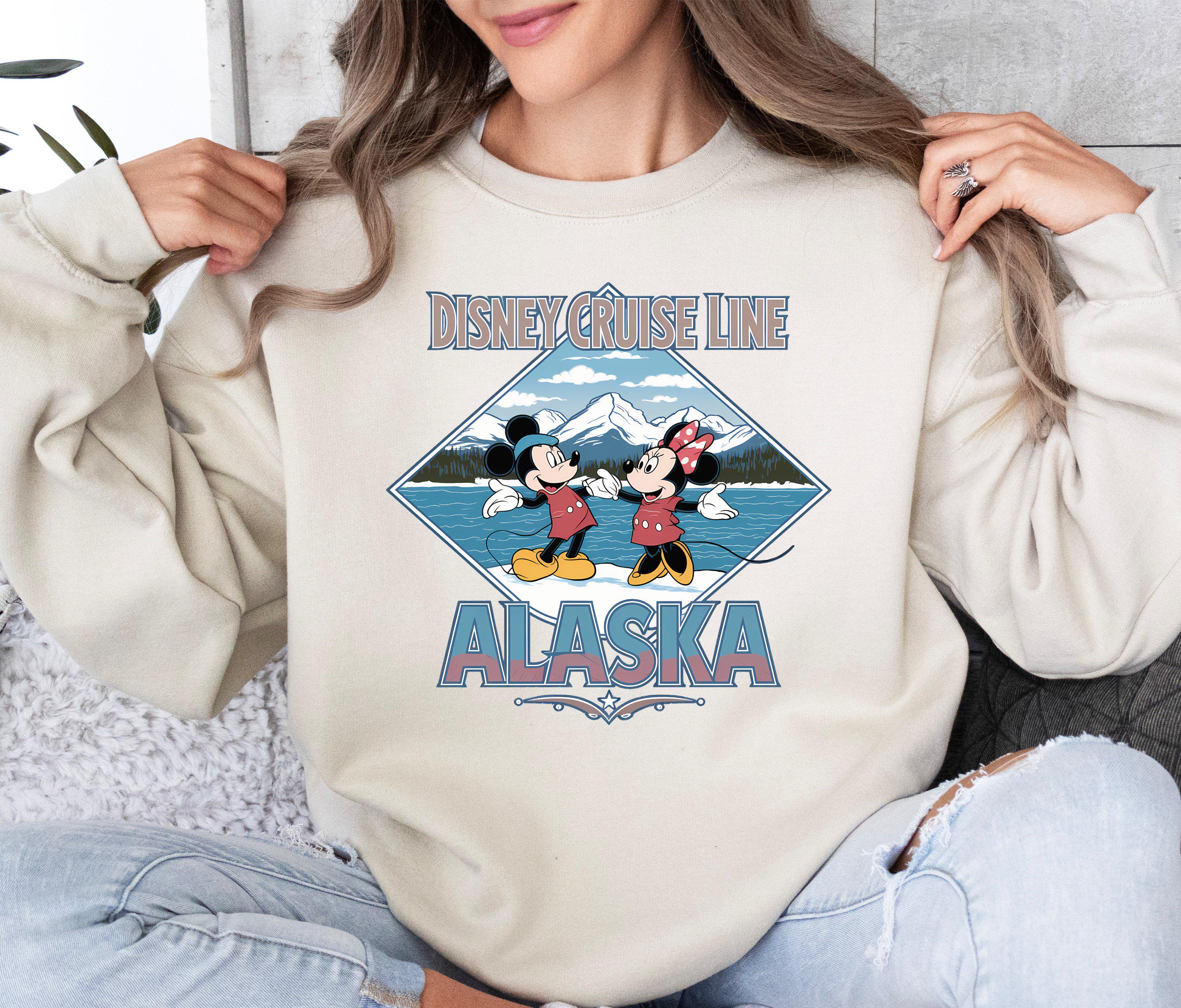 ディズニークルーズライン　アラスカ　Tシャツ DCL 海外ディズニークルーズライン M Tシャツ アラスカミニー