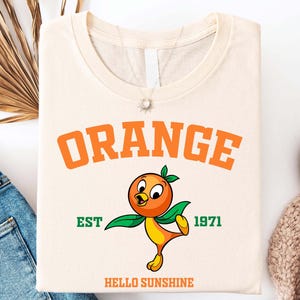Disney Orange Bird Shirt, Disneyland Floral Bird Shirt, Summer Bird Shirt, Bird Festival Shirt, 2025 Disney Girls Trip Tee, WDW Trip Shirt