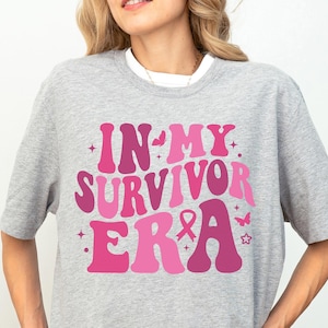 Breast Cancer Awareness Shirt, In My Survivor Era Shirt, Cancer Survivor Shirt, Breast Cancer Month Shirt, Cancer Fighter Shirt