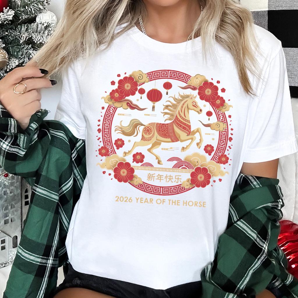 Chinese New Year Horse 2026 Sweatshirt, Lunar New Year Shirt, the
