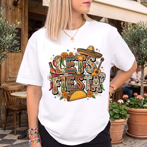 Let's Fiesta Shirt, Cinco De Mayo Shirt, Mexican Family Tee, 5 De Mayo Shirt, Mexican Festival Shirt, Fiesta Party Shirt, Mexican Fiesta Tee
