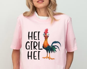 Disney Hei Hei Shirt, Moana Hei Hei Shirt, Disney Hei Mädchen Hei Kleinkind Shirt, Disney Freunde Reise Shirt, Disneyland Mädchen Urlaub Shirt
