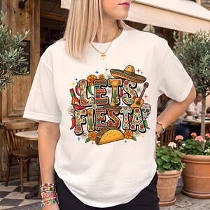 Let's Fiesta Shirt, Cinco De Mayo Shirt, Mexican Family Tee, 5 De Mayo Shirt, Mexican Festival Shirt, Fiesta Party Shirt, Mexican Fiesta Tee