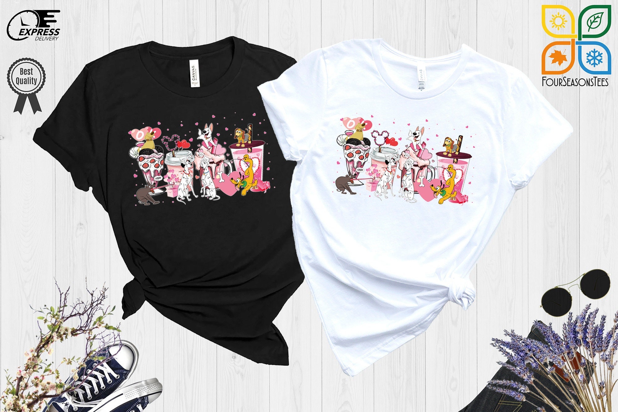 Disney Dogs Shirt Slinky Dog Valentines Day Shirt Disney Love