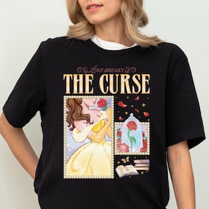 Enchanted To Meet You Shirt, Princess Belle Shirt, Disney Princess Tee, Love Breaks The Curse Shirt, Beast Princess Shirt, Beauty Belle Tee