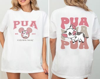 Magical Kingdom Pua Shirt, Custom Princess Moana T-shirt, Family Matching Tee, 2026 Magical Kingdom Girls Vacation Pua Sweatshirt