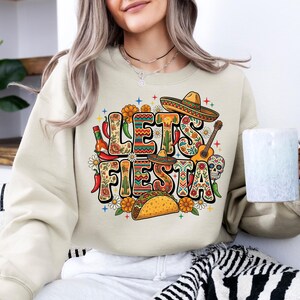Let's Fiesta Shirt, Cinco De Mayo Shirt, Mexican Family Tee, 5 De Mayo Shirt, Mexican Festival Shirt, Fiesta Party Shirt, Mexican Fiesta Tee