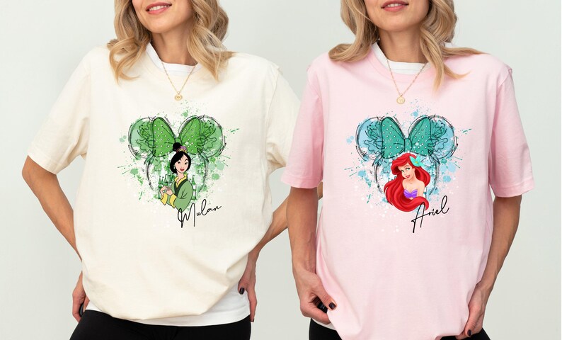 a couple of women standing next to each other