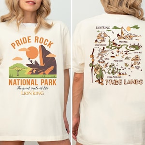 Disney Lion King T-Shirt, Pride Rock National Park Shirt, Disney Simba Shirt, Disney Lion King Shirt, Animal Kingdom Shirt Gift
