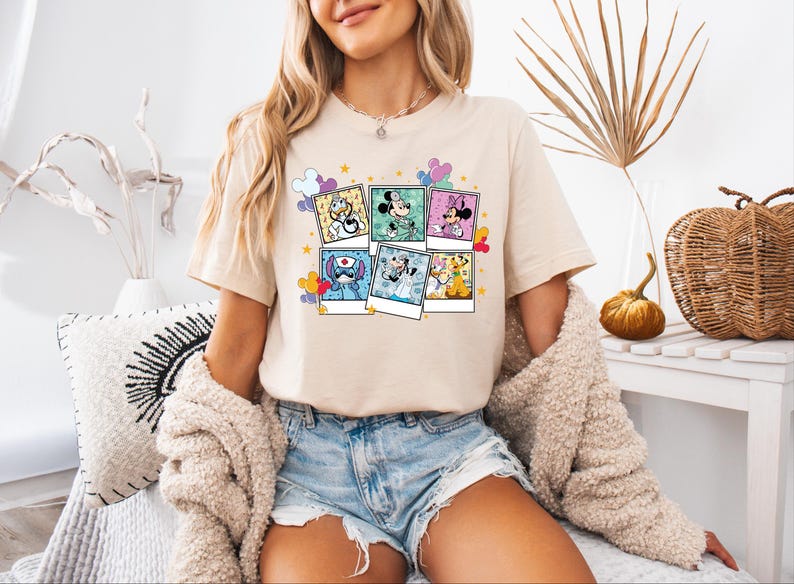 Disney Mickey And Friends Nurse Shirt, Stitch Nurse Sweatshirt, Nurse Disneyland Trip Tee, New Nurse Life Gift,  RN ICU NICU Nurse T-shirt