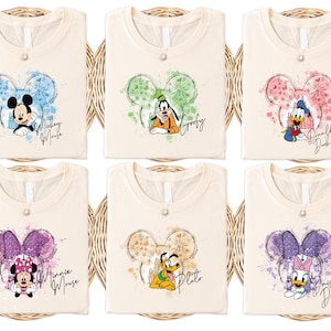Mickey & Friends Group Matching Shirts, Disneyland Family Matching Shirt, Girls Travel Shirt, Disneyland Family Vacation Shirt, WDW Trip Tee