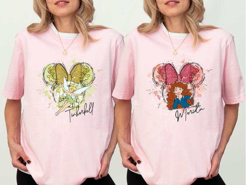 a couple of women standing next to each other