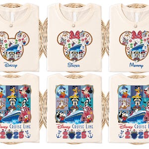 Benutzerdefinierte Disney Mickey und Freunde Cruise Line Shirts, Cruise Squad T-Shirt, Disney Familien Reise Shirt, Kinder Cruise Shirt, Disney Cruse Gruppen Shirt