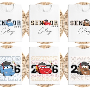 Magical Kingdom Cars Senior 2026 Shirt, Speed 95 Graduate Tee, Graduation Trip Sweatshirt, Class of 2026 Vacation Tee
