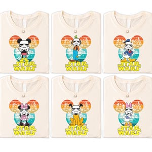 Koszulka Mickey and Friends Star Wars, Koszulka Disney Mickey Ears Stormtrooper, Koszulka Vintage Stormtrooper, Koszulka Disney Family Matching Vacation