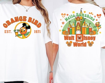 Disney Orange Bird Shirt, Magical Kingdom Epcot World Tour Orange Bird Tee, Hello Sunshine Orange Bird Tee, Fantasy Land Family Trip Tee