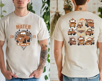 Maglietta con camion arrugginito, maglietta con auto del Regno Magico, maglietta per viaggi in famiglia con camion per ragazzi a Fantasy Land