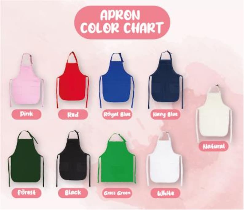Personalized Painting Apron for Artists, Custom Art Studio Apron With ...