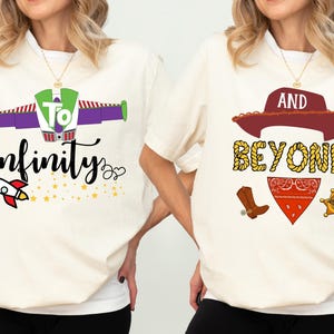 To Infinity and Beyond Couple Shirts, Toy Story Family Shirt, Disney Vacation Shirt, Friends Shirt, Disney Toddlers Shirt, Disney Trip Shirt