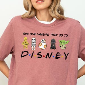 Star Wars Trip Shirt, Disney the One Where They Go to Shirt, Star Wars Darth Vader Tee, Baby Yoda Tee, Disney Family Vacation Matching Shirt