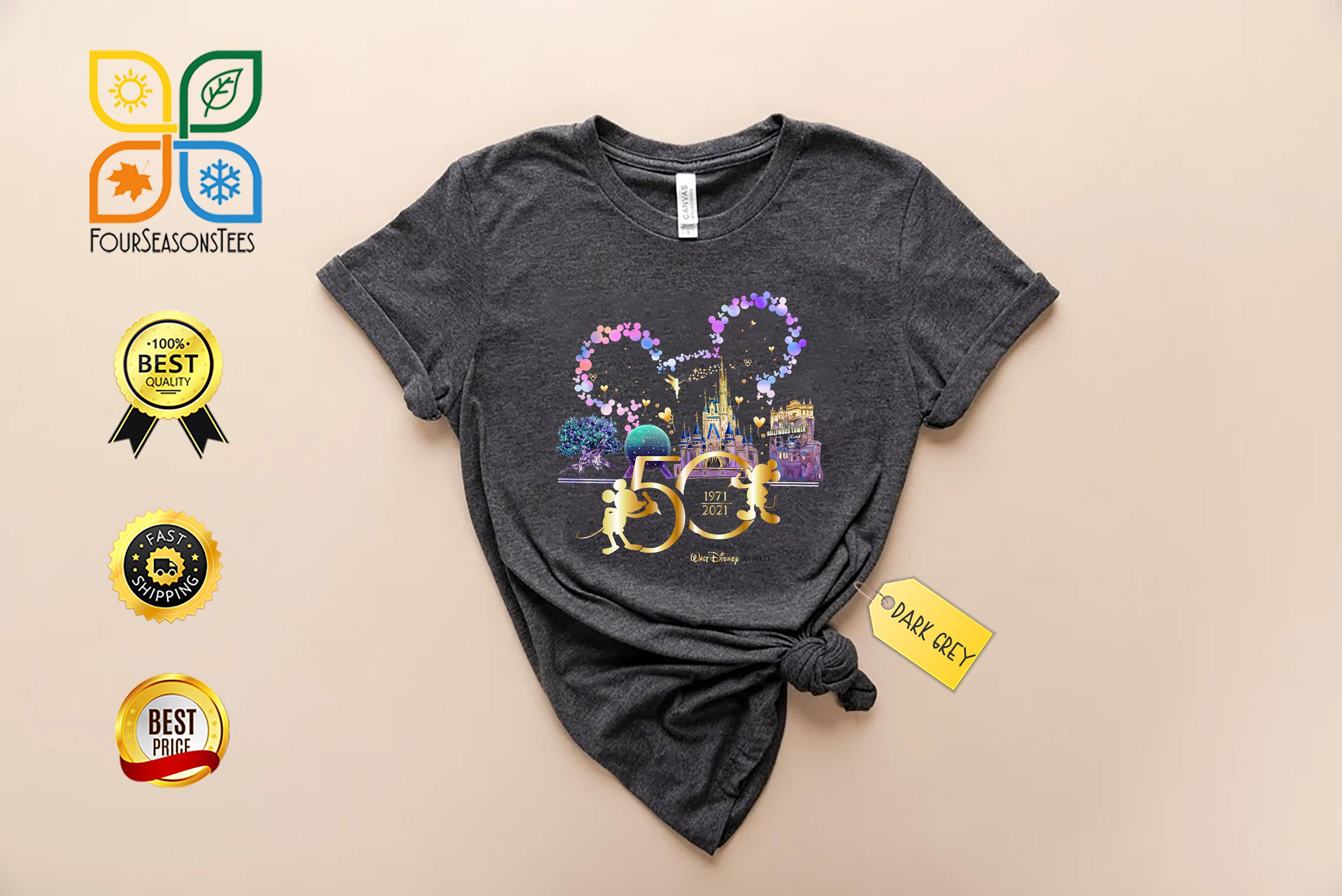 Discover Disney 50th Anniversary Shirt, Disney 50th Shirt, Magic Kingdom Shirt, Disney World Shirt