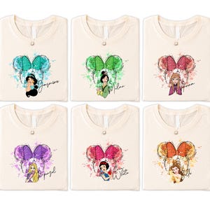 Disney Princess Shirt, Custom Princess Shirt, Princess Girls Shirt, Princess Trip Shirt, Disney Group Shirt, Disneyland Family Trip Shirt