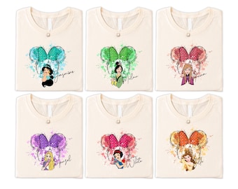 Disney All Princess Custom Shirt, Girls Trip T-shirt, Disney Queen Group Sweatshirt, Disneyland Family Trip Tee