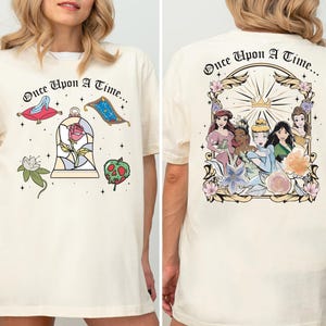 Princess Once Upon A Time Shirt, Disney Girls Trip Tee, Disney Besties Tee, Princess Cinderella Tee, Snow White Shirt, Sleeping Beauty Shirt