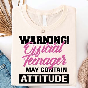 Official Teenager T-Shirt, 13th Birthday Gift