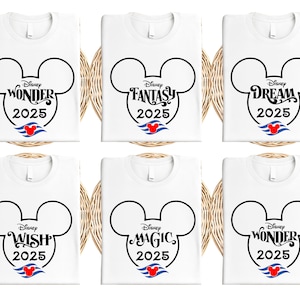 Disney Cruise Line T-Shirt, Disney Custom Familie Cruise Trip Shirt, Mickey Head Group Cruise T-Shirts, Disney Familie Passenden Cruise Shirt