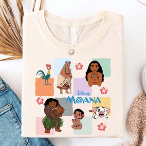 Disney Moana Family Shirt, Princess Moana and Maui Shirt, Moana & Friends Matching Tee, Disney Hei Hei Shirt, Disney Family Vacation Shirt