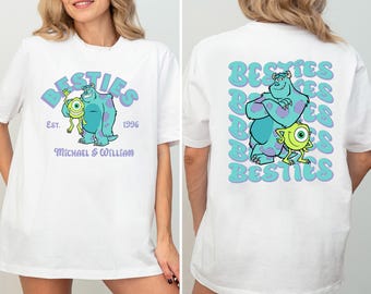 Magical Kingdom Sulley und mike Besies Shirt, Monsters Best Friends T-Shirt, passende Geschwister Shirt, Fantasy Land Familienreise Sweatshirt