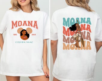 Princess Moana Shirt, Custom Moana Mom Shirt, Princess Moana Family Tee, Magical Kingdom Vacation Moana Sweatshirt