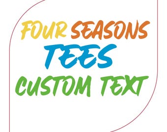 Etiqueta de texto personalizada
