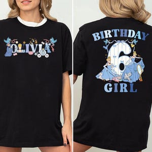 Disney Cinderella Birthday Girl Shirt, Custom Princess Cinderella Birthday Party Shirt, Disney Princess Shirt, Disney Birthday Girl Gift