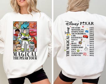 Disney Magical Pixar Tour Shirt, Family Trip 2025 T-shirt, Disneyland Pixar Girls Trip Shirts, Disneyworld Vacation Tee, Disney Trip Gift