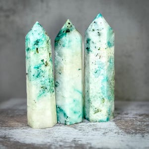 Phoenix Stone  Towers, Premium Natural Phoenix  Crystal Point Wand, Phoenix Stone Obelisks
