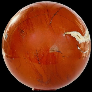 Red Jasper Sphere, 100% Natural Premium Large  Jasper Crystal Ball, Large Red Jasper Sphere, Colorful Large Sphere Decor - 2180g