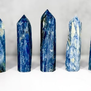 Kyanite Towers, Premium 100% Natural Blue Kyanite Crystals, Blue Kyanite Polished Points