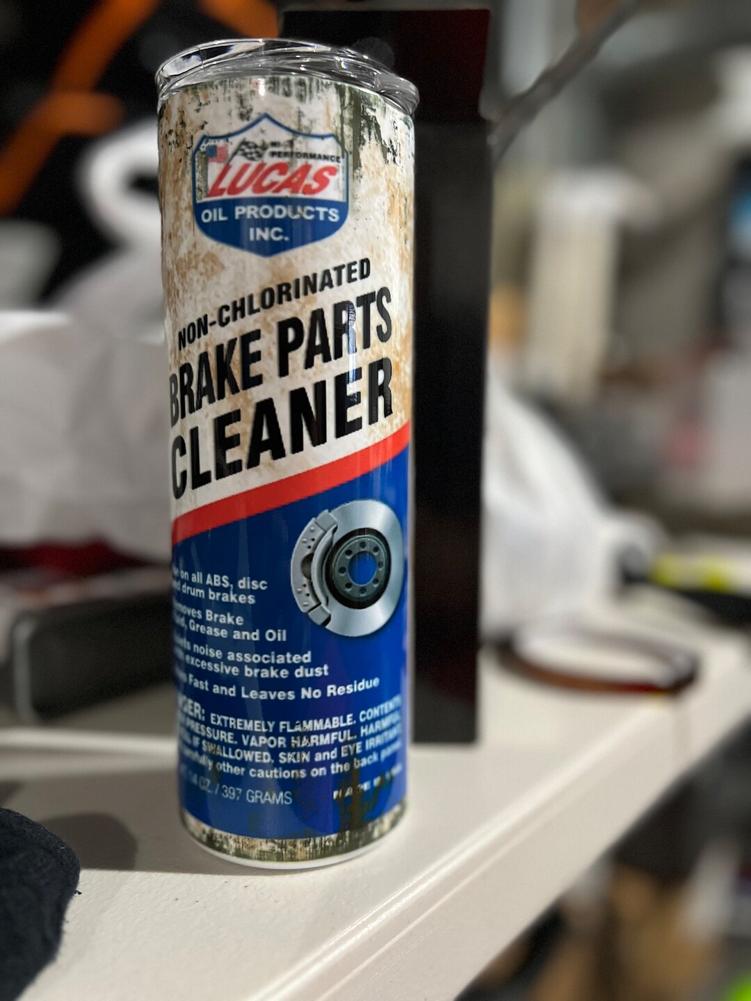 20oz Mechanic Brake Cleaner Tumbler W/ SS Straw Etsy