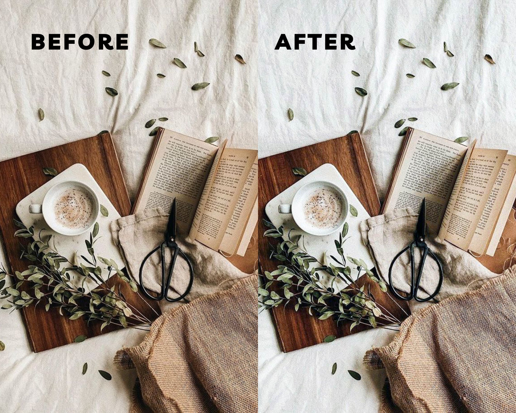 16 BOOKSTAGRAM PRESETS Cozy Cottage Lightroom Presets Book Etsy