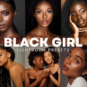 10+ Black Girl Presets, Melanin Presets, Dark Tone Blogger Presets, Lightroom Mobile Desktop Preset